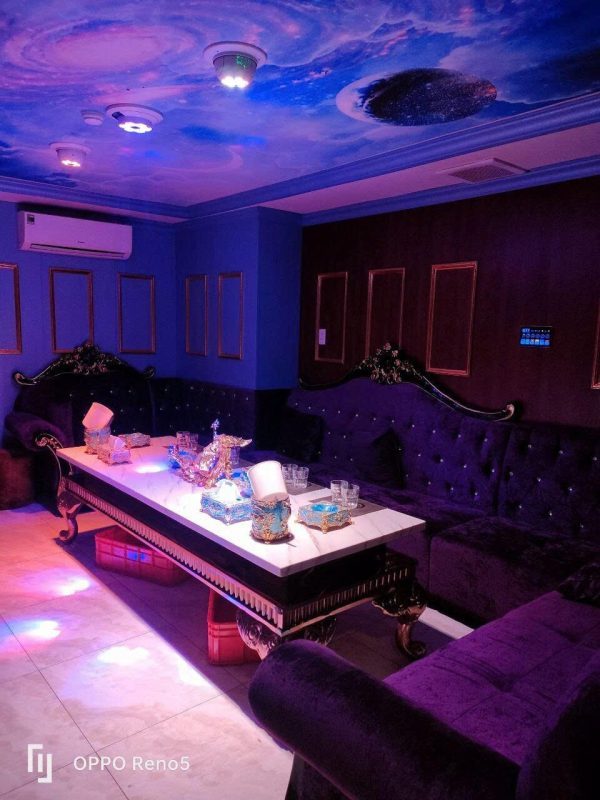PRINCE 800 KTV 蓝紫星点天花包厢